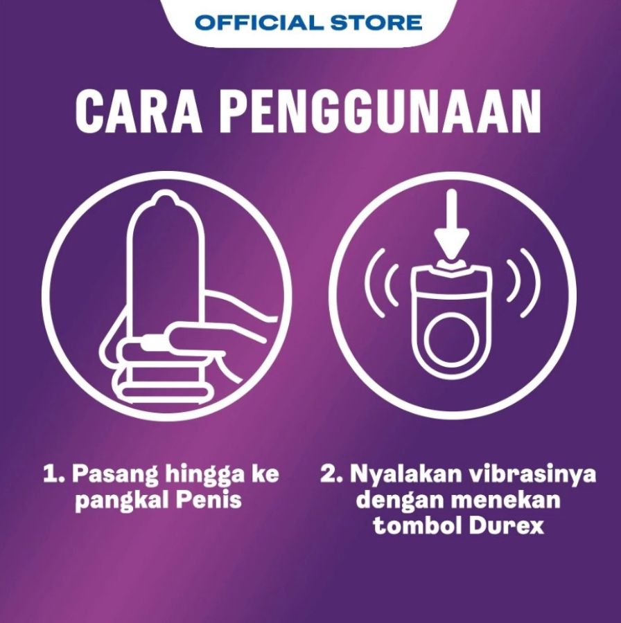 Durex Intense Sex Toys Cincin Getar - Vibrator Ring 1pcs