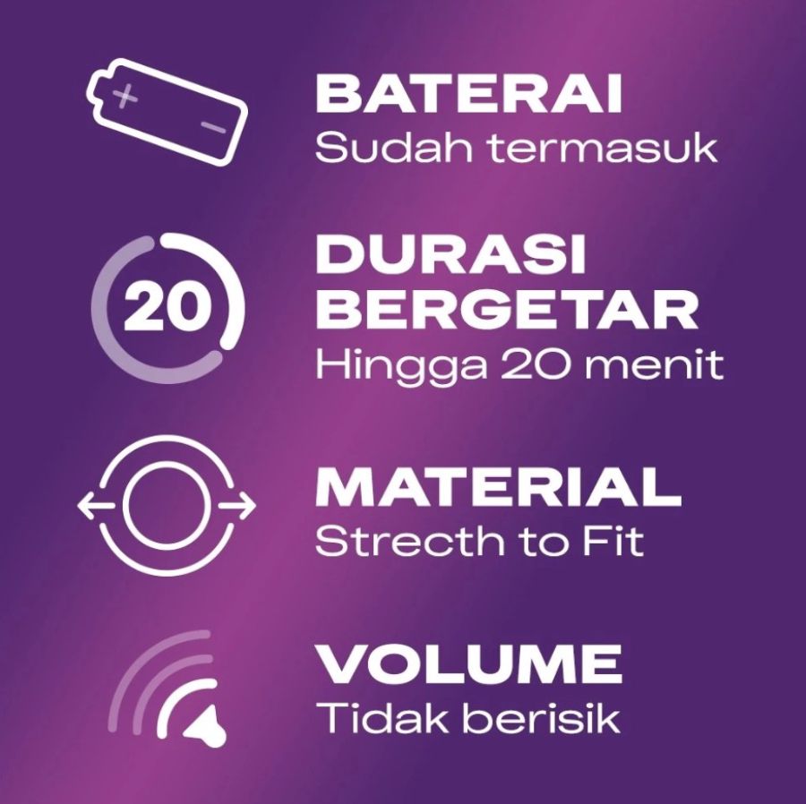 Durex Intense Sex Toys Cincin Getar - Vibrator Ring 1pcs