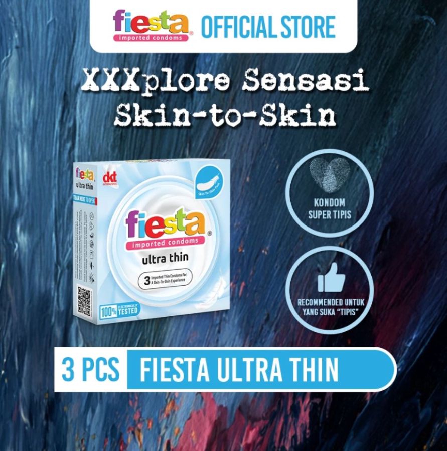 Fiesta Ultra Thin Kondom Pria 3sachets