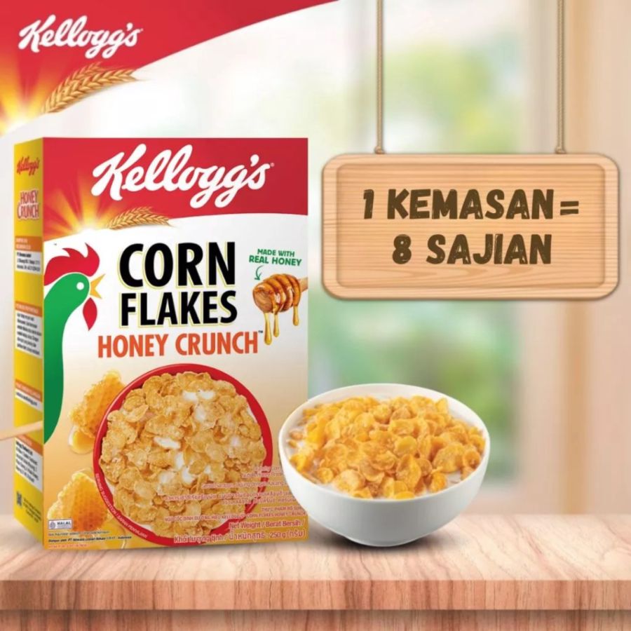 Kellogg's Honey Crunch Corn Flakes 250gram