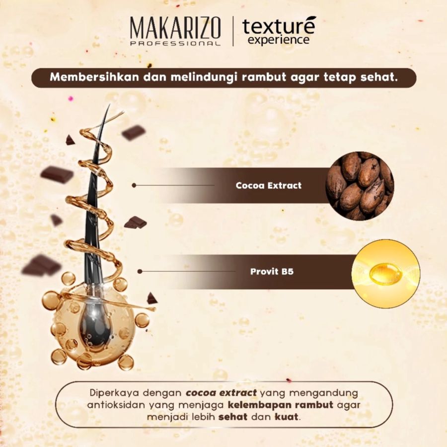 Makarizo Texture Experience Black Chocolate Shampoo 250ml