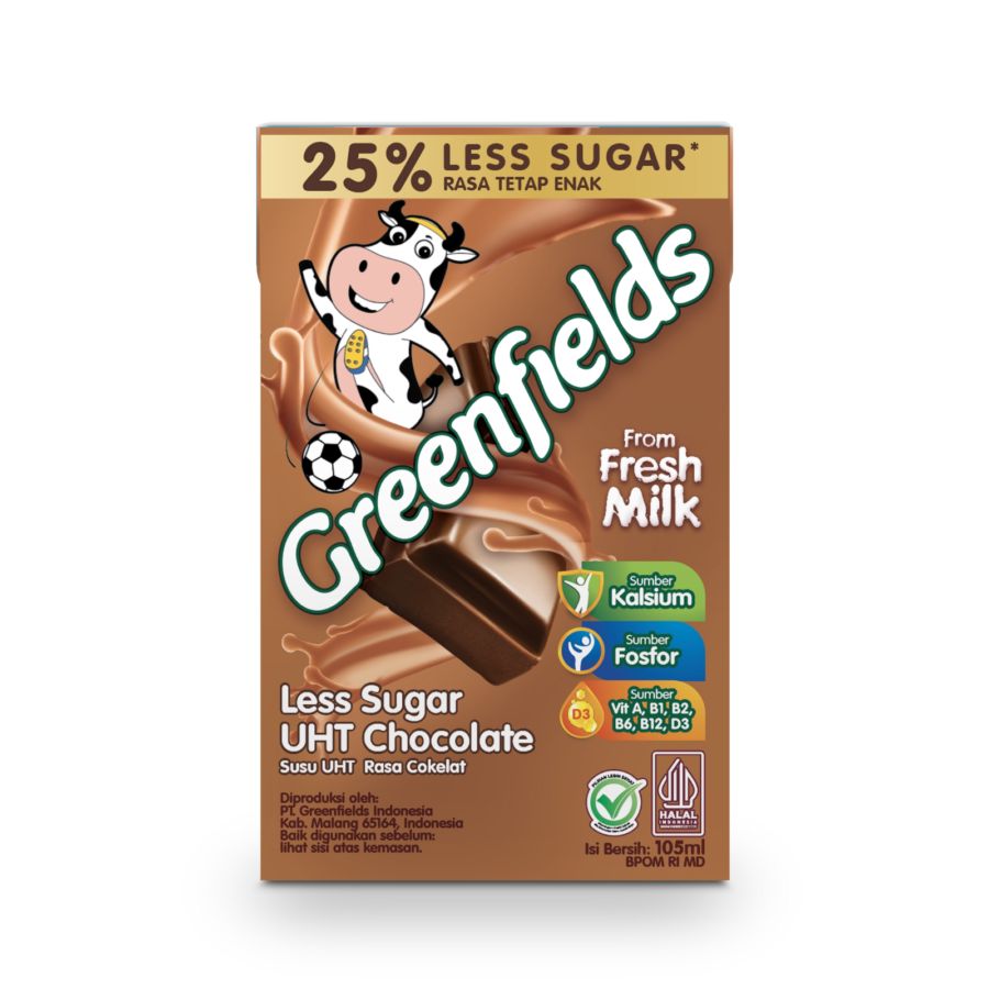 Greenfields Chocolate Susu UHT Dus 105 ml 40pcs