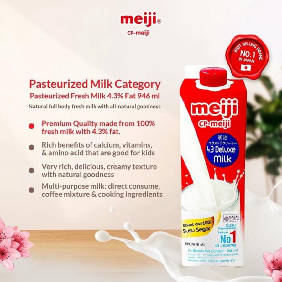 Meiji Fresh Milk Deluxe 4.3 946ml