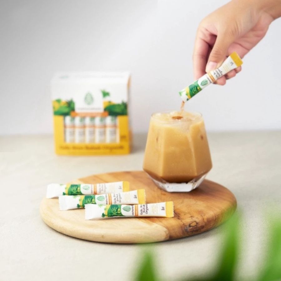 Mahorahora Gula Aren Bubuk Organik Box 30 Sachets Stick x 5gr 150gram