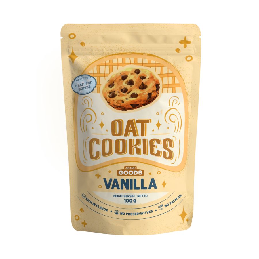 Oat Cookies Vanilla Astro Goods 100gram