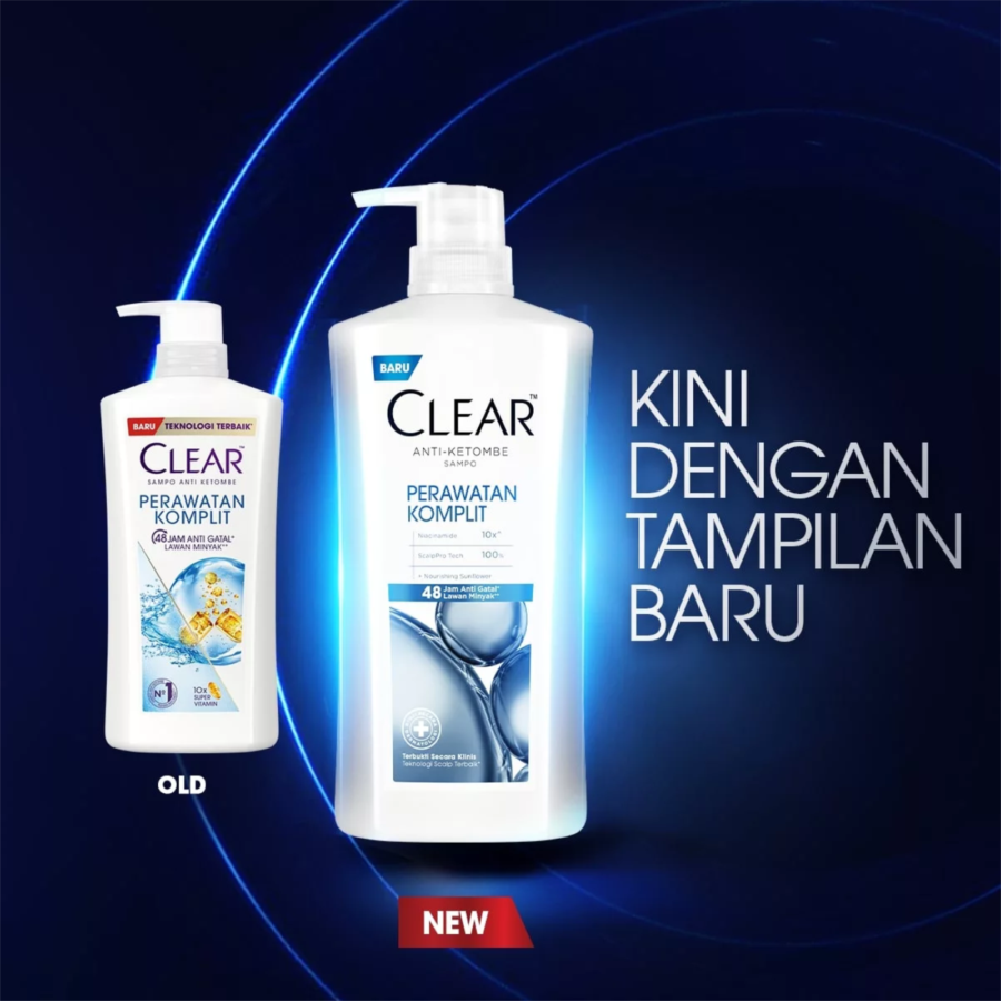 Clear Perawatan Komplit Anti Ketombe Shampoo 430ml
