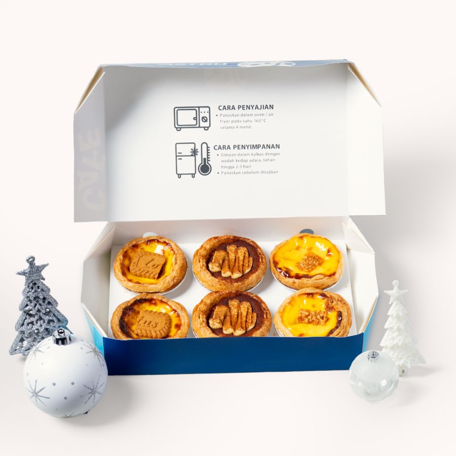 Holiday Special Portuguese Egg Tart 6pcs