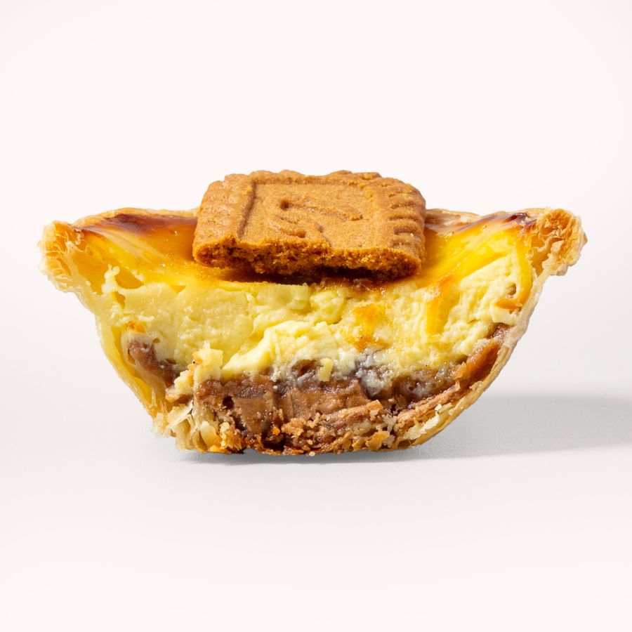 Lotus Biscoff Portuguese Egg Tart 1pcs