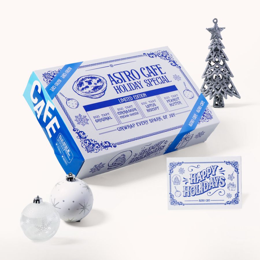 Original + Holiday Special Portuguese Egg Tart 6pcs