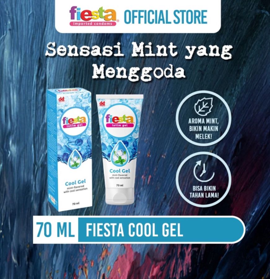 Fiesta Intim Gel Lubricant Cool Pelumas 70ml