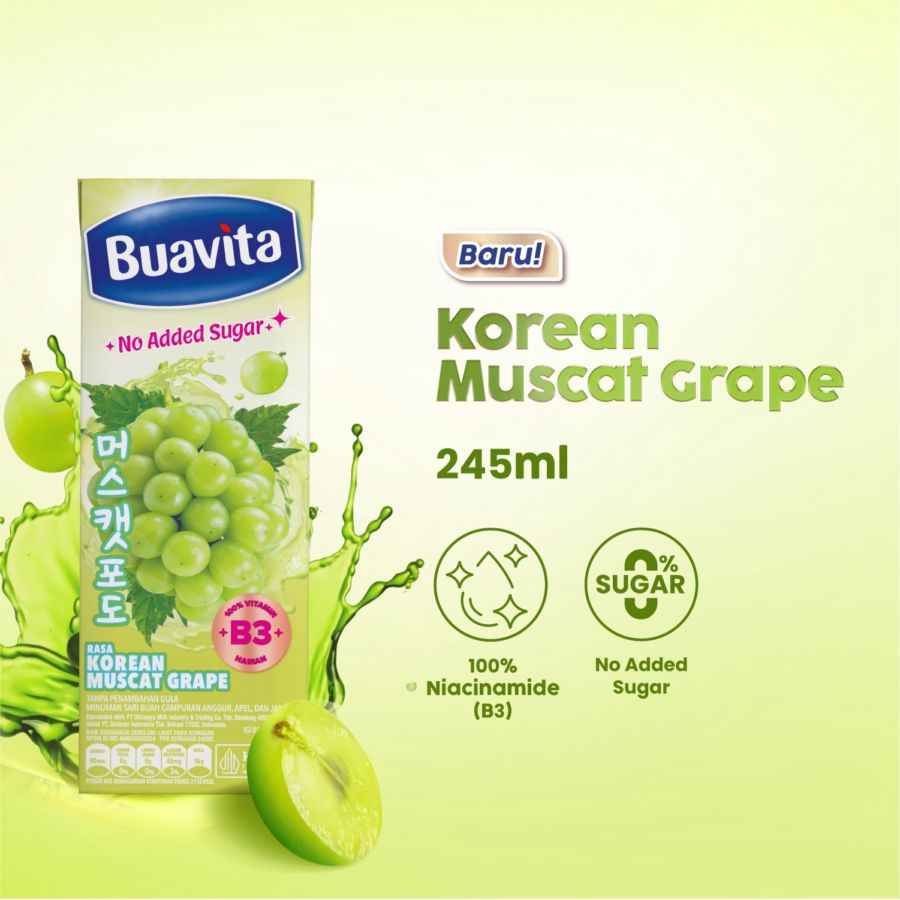 Buavita Korean Muscat Grape Juice 245ml