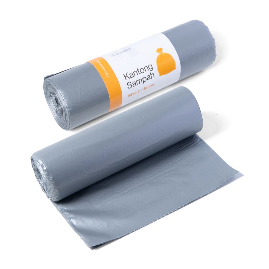 Kantong Sampah Size L 80x100 cm A Basics 8pcs