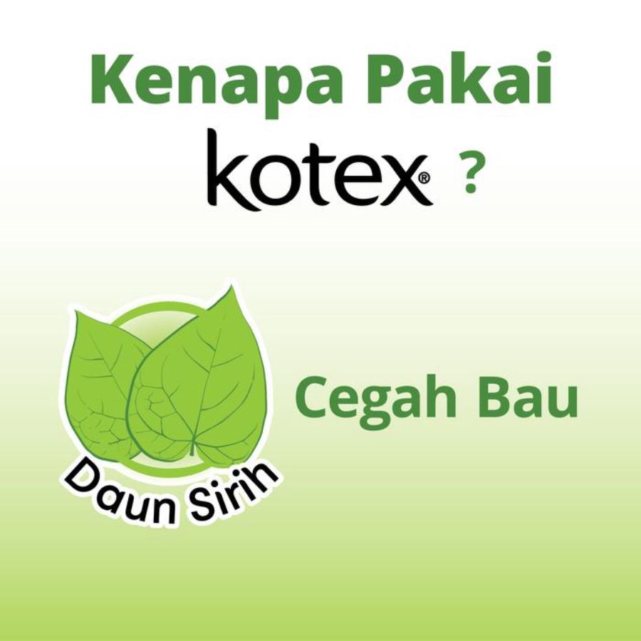 Kotex Liners Daun Sirih Daily Aroma Fresh Longer & Wider Pembalut Kewanitaan 32pads