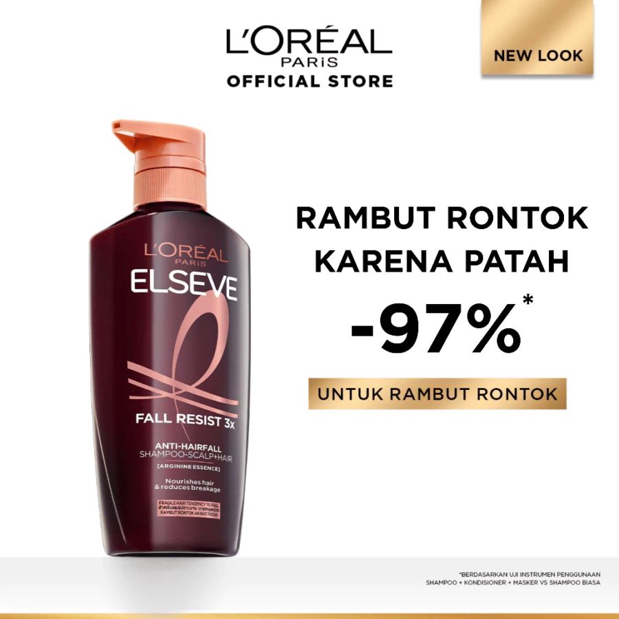 L'Oreal Paris Fall Resist 3X Anti-Hairfall Shampoo 400ml