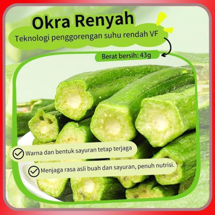 Luckymore Okra Renyah 43gram