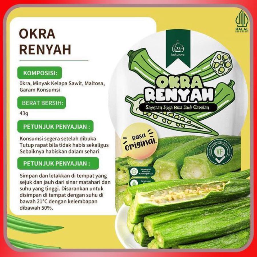 Luckymore Okra Renyah 43gram