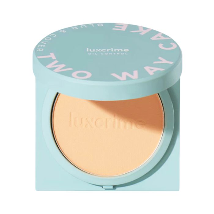 Luxcrime Oil Control Blur & Cover Cream Puf Bedak Two Way Cake
