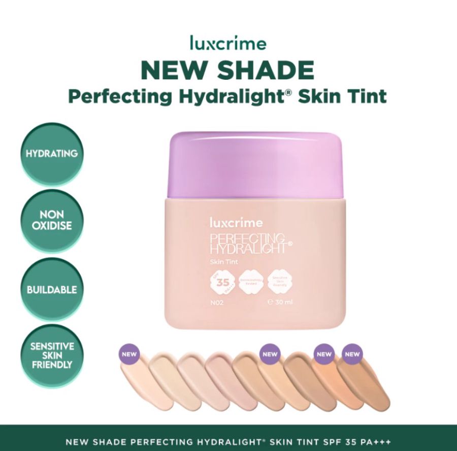 Luxcrime Perfecting Hydralight N00 Skin Tint SPF 35 PA+++ 30 pcs 30ml