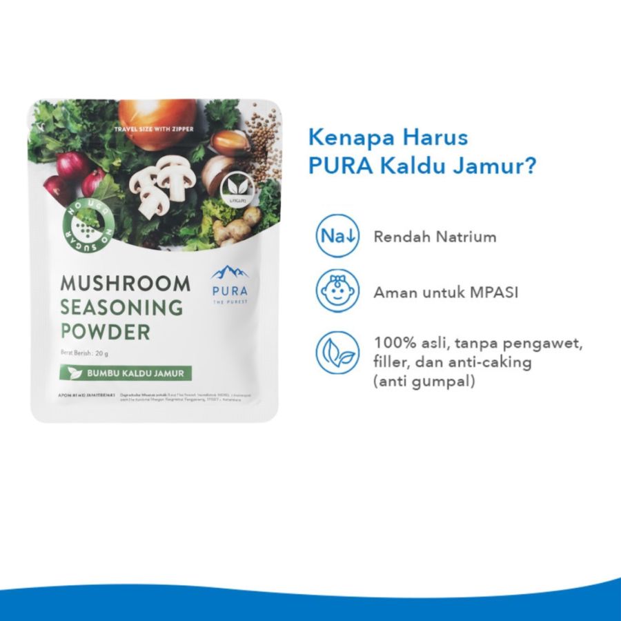 Pura Mushroom Seasoning Powder 20gram
