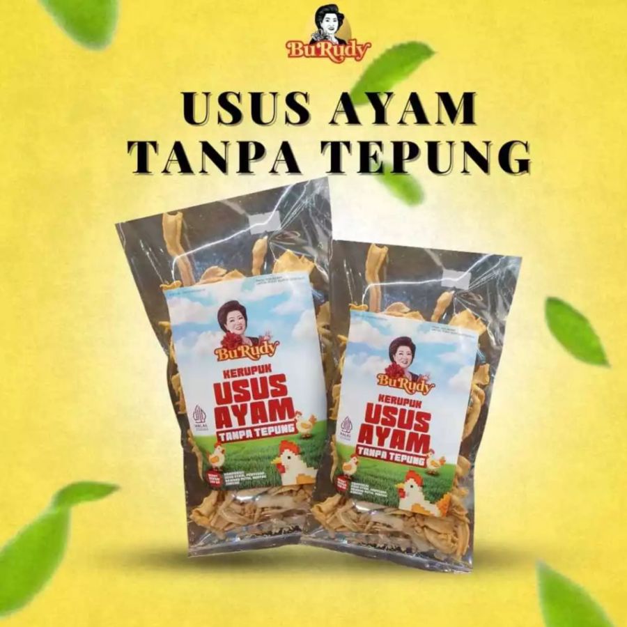 Bu Rudy Kerupuk Usus Ayam Tanpa Tepung 100gram