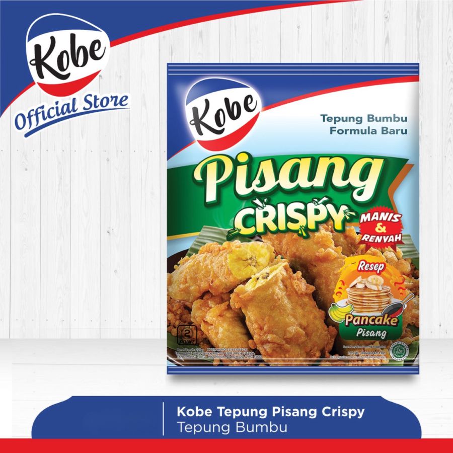 Kobe Tepung Bumbu Pisang Crispy 210gram