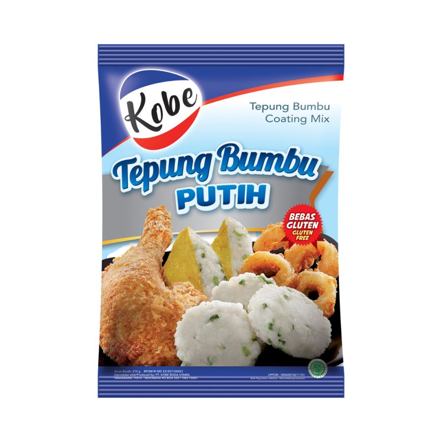 Kobe Tepung Bumbu Putih 210gram