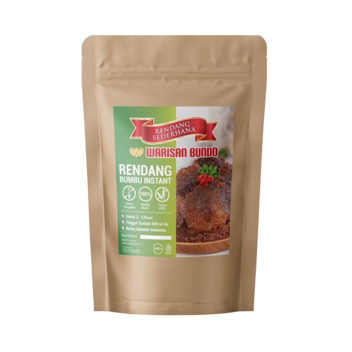 Rendang Sederhana Bumbu Rendang Instant