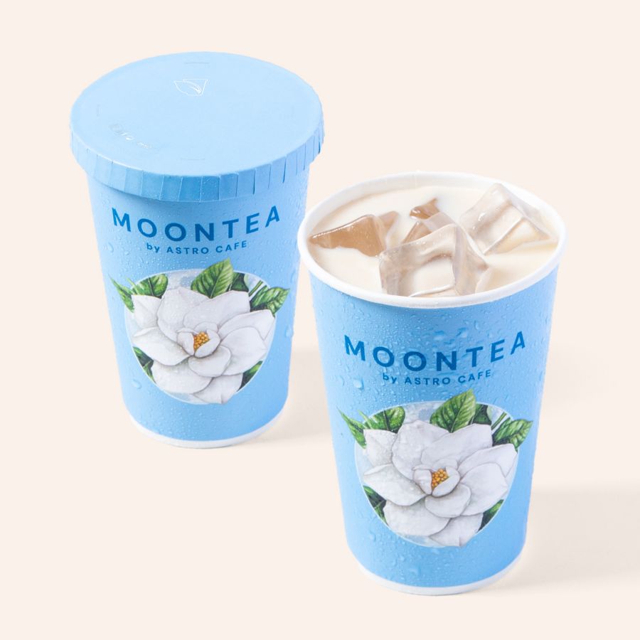 Moontea Peach Oolong Milk Tea - Regular 16oz