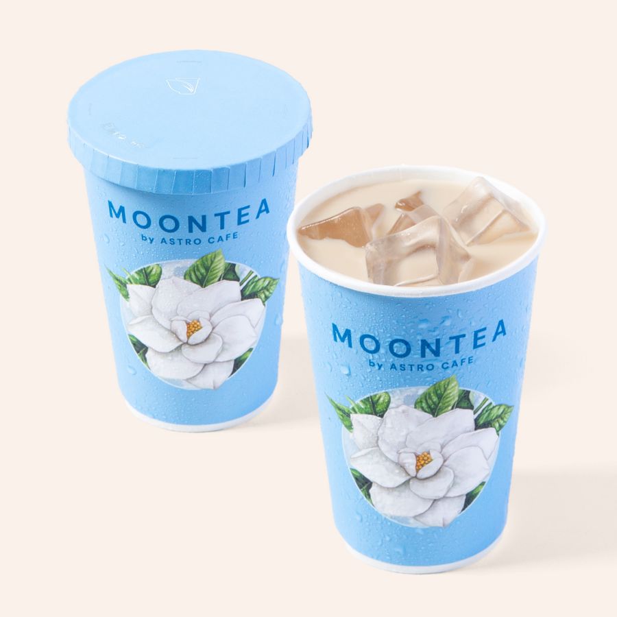Moontea Peach Oolong Soy Milk Tea - Regular 16oz