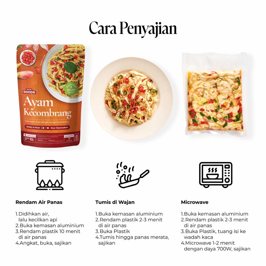 Ayam Kecombrang Astro Goods 180gram