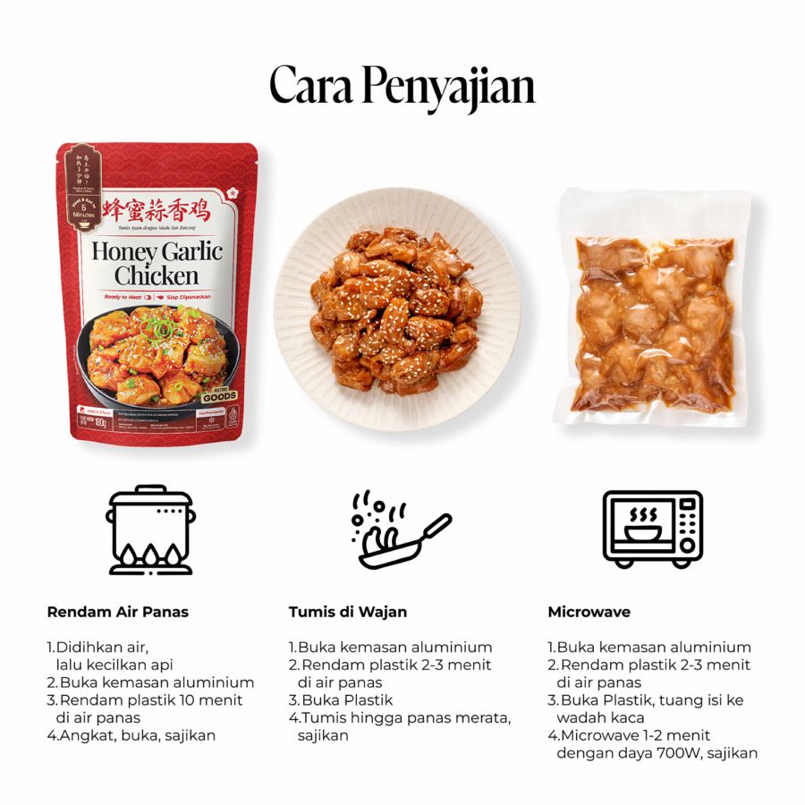 Honey Garlic Chicken Astro Goods 180gram