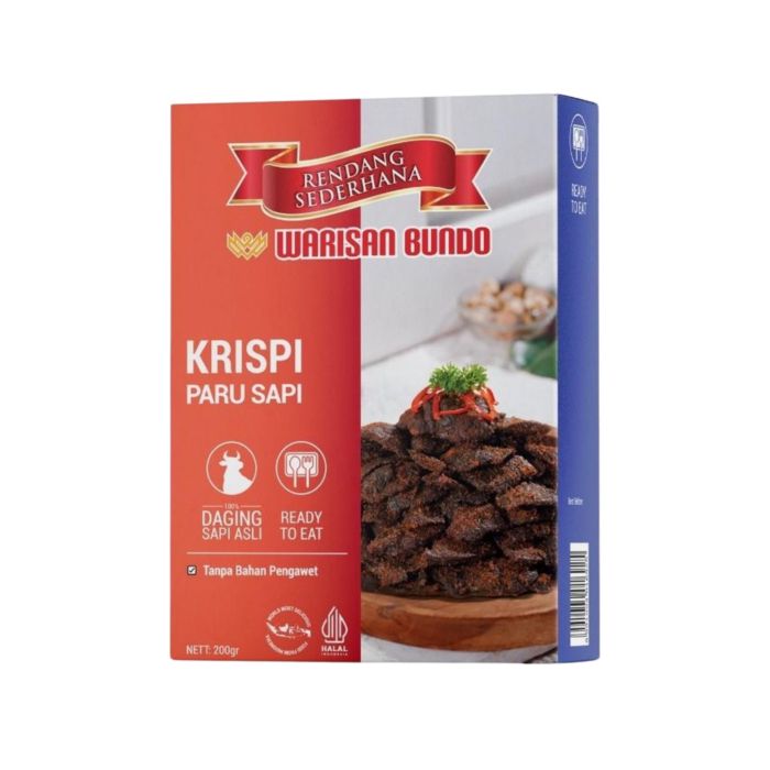 Rendang Sederhana Paru Krispy
