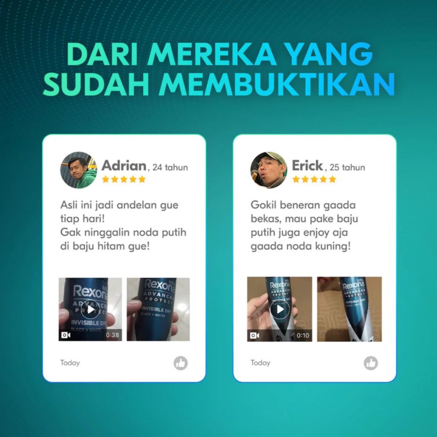 Rexona Men Advanced Protect Invisible Dry Black & White Deodorant Spray 135ml