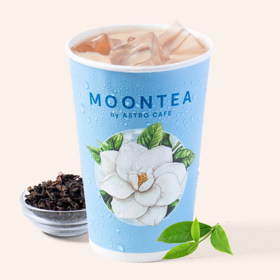 Moontea Roasted Oolong Milk Tea - Regular 16oz