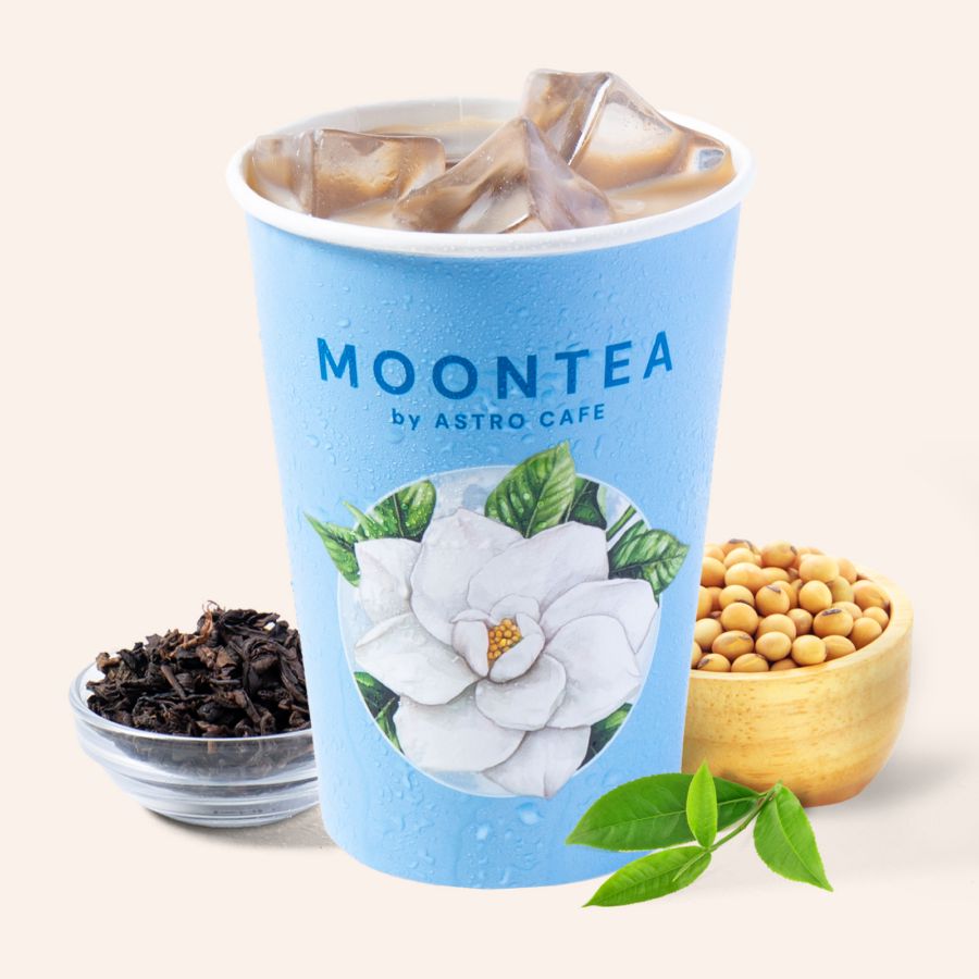 Moontea Roasted Oolong Soy Milk Tea - Regular 16oz