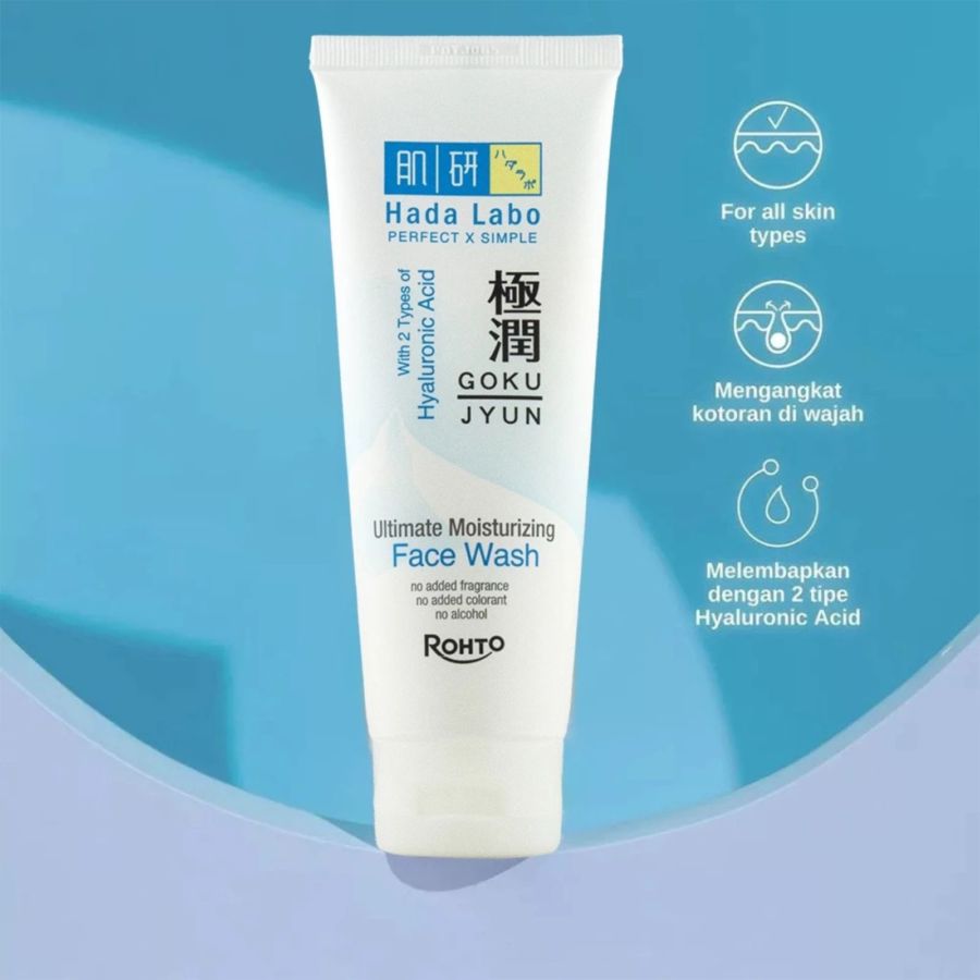 Rohto Hada Labo Ultimate Moisturizing Face Wash 100gram
