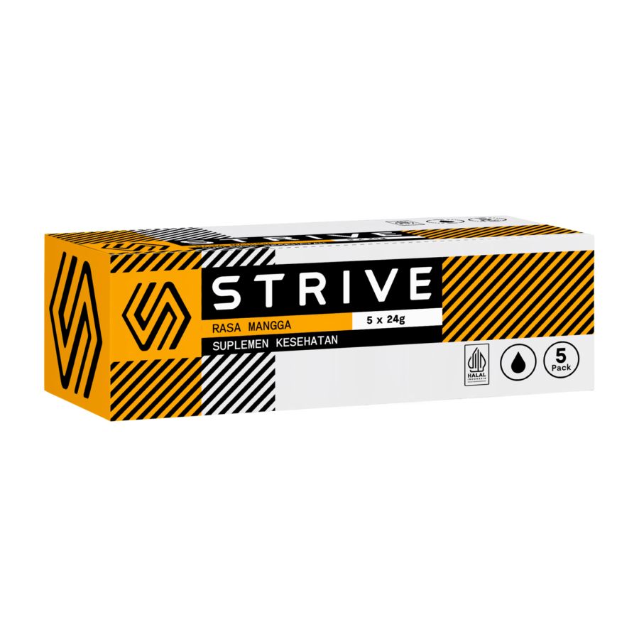 STRIVE Mangga Energy Gel 24 gram x 5 sachet 1 pcs 1box
