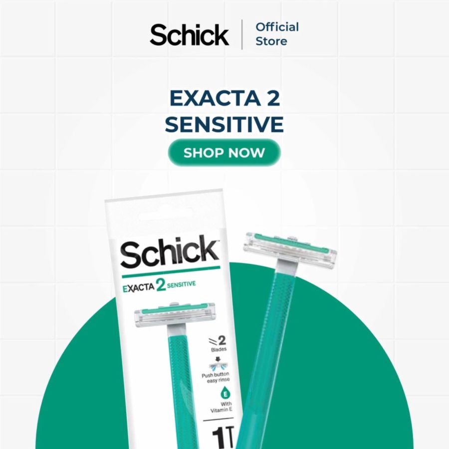 Schick Exacta 2 Sensitive Alat Cukur Pria 1pcs