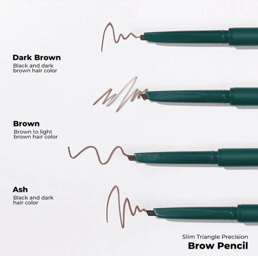 Luxcrime Slim Triangle Precision Brown Brow Pencil 10 pcs 10gram