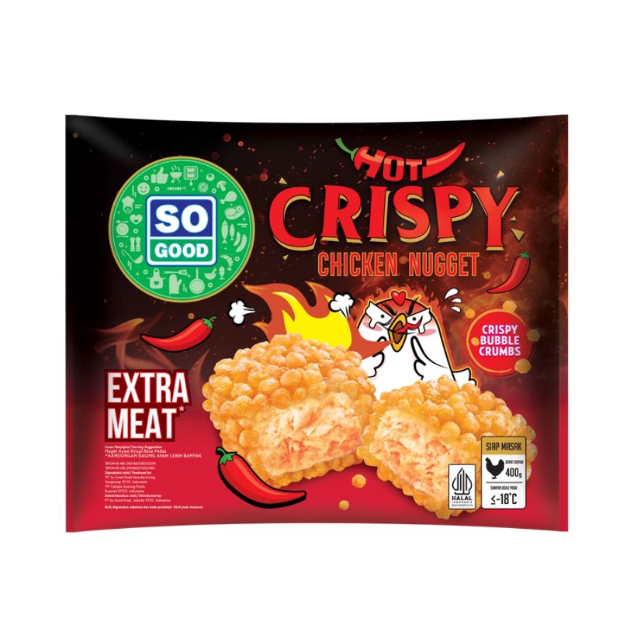 So Good Hot Crispy Chicken Nugget 400gram