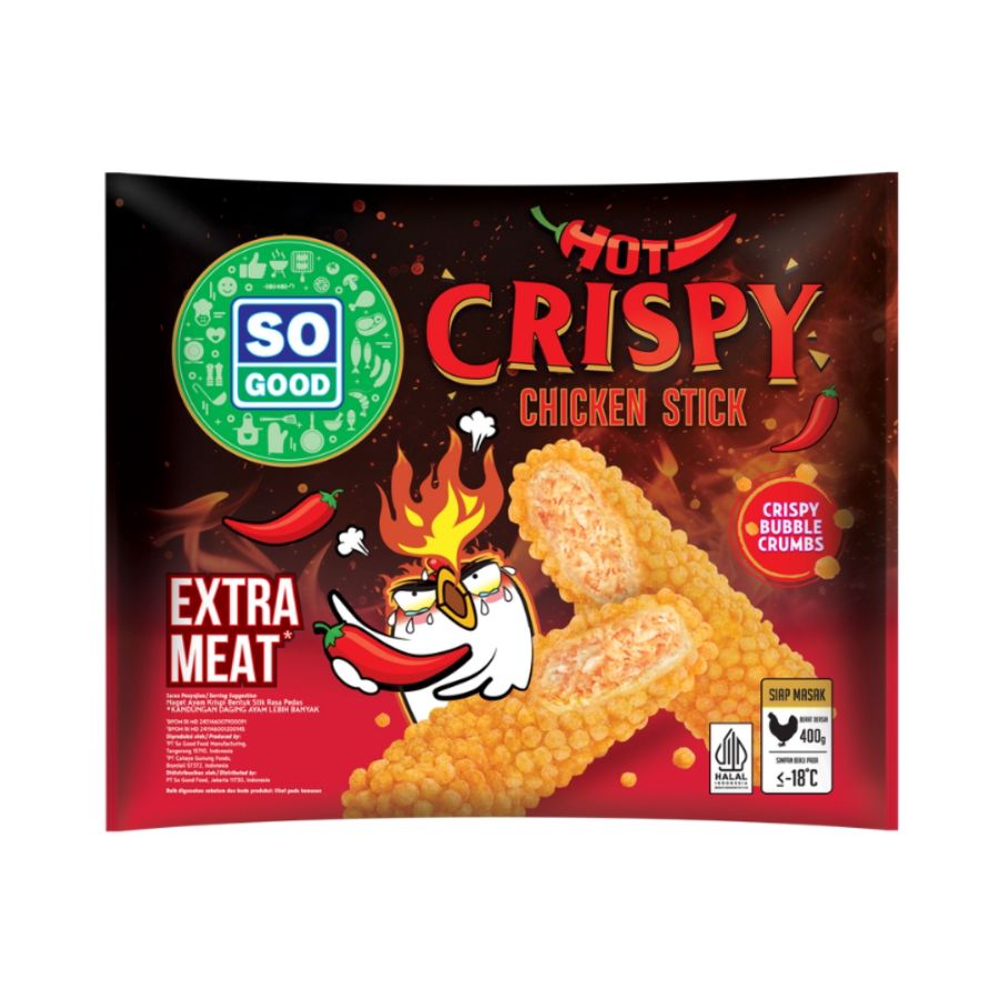 So Good Hot Crispy Chicken Stick 400gram