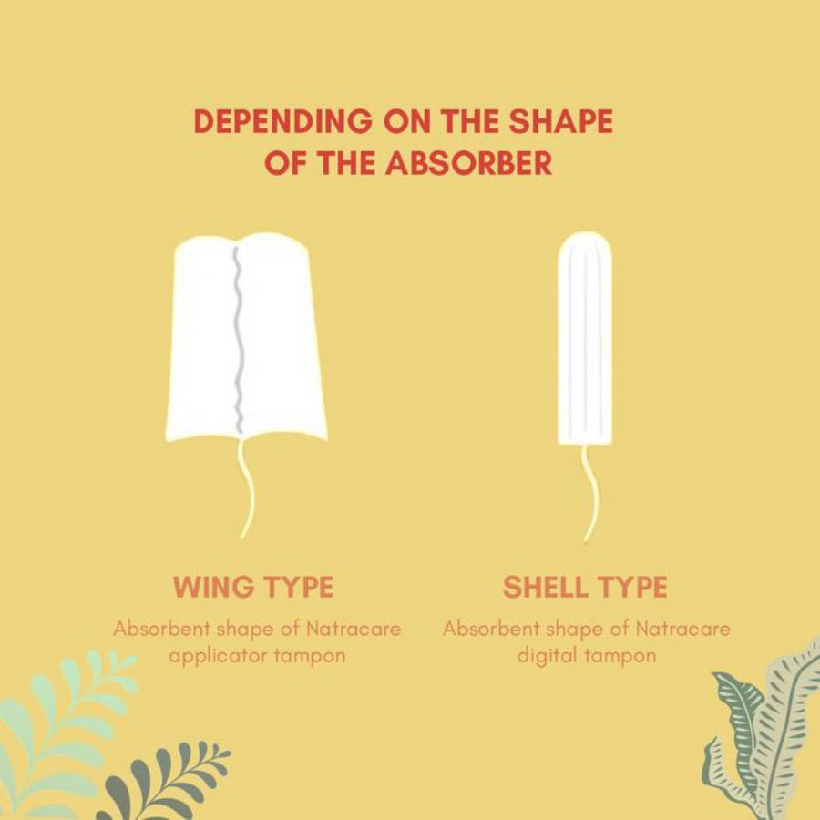 Natracare Cotton Tampons Organic Super Pembalut Kewanitaan 10pads