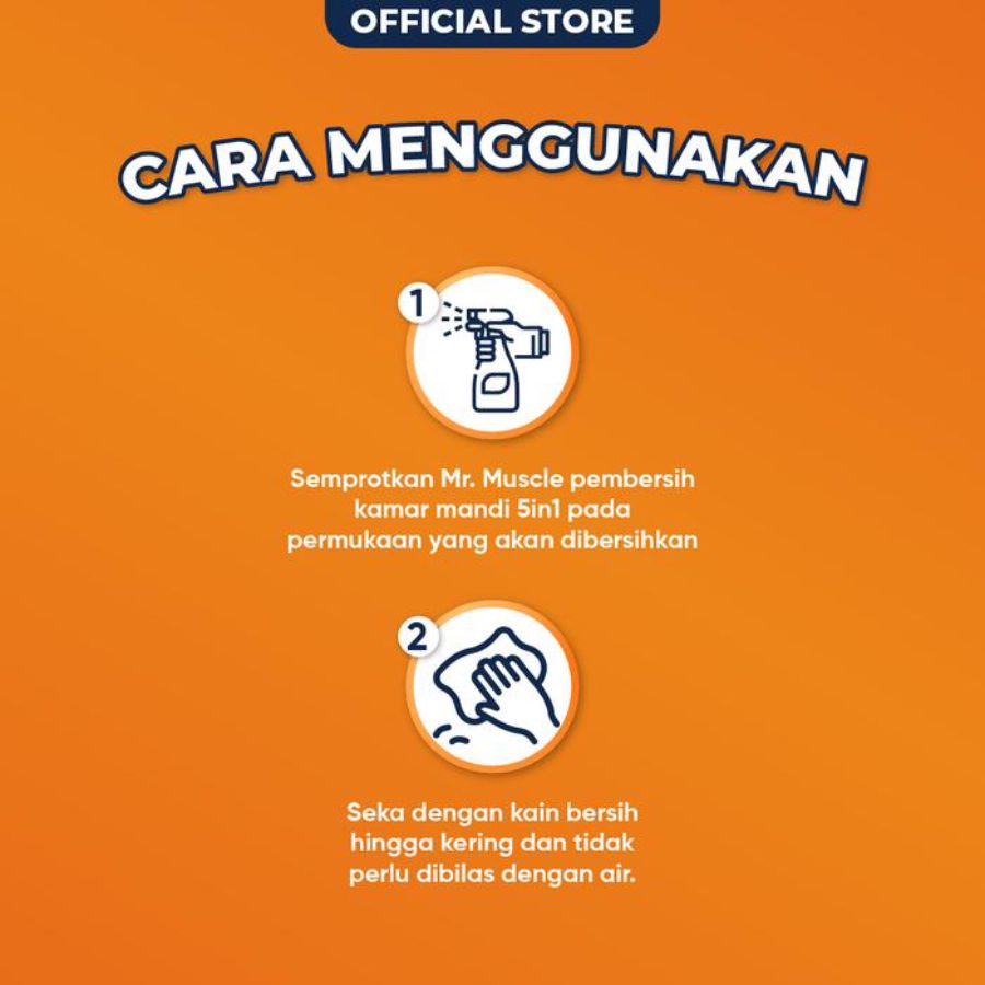 Mr Muscle Pembersih Kamar Mandi Pouch 500ml