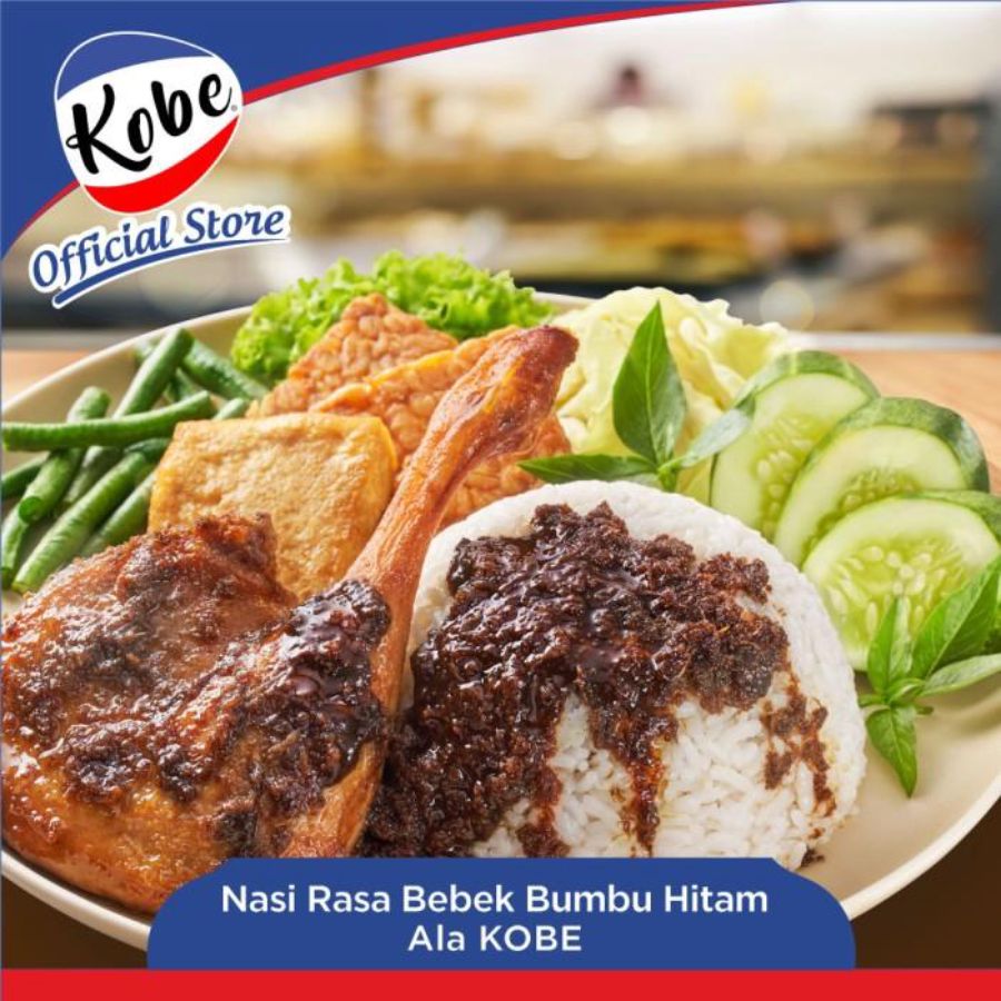 Kobe Bumbu Aduk Nasi Rasa Bebek Bumbu Hitam 20gr 3pcs