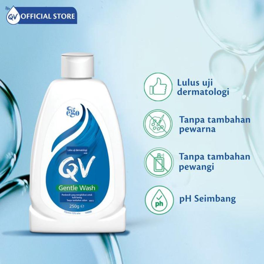 QV Gentle Wash untuk Kulit Kering & Sensitif 500ml