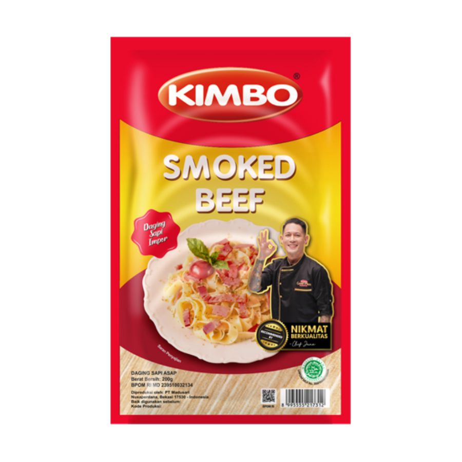 Kimbo Smoked Beef 200 gram