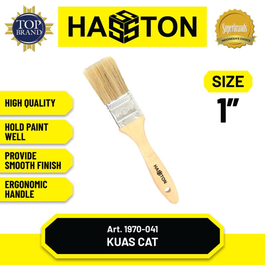 Hasston 1970 Kuas Cat Tembok 1inch
