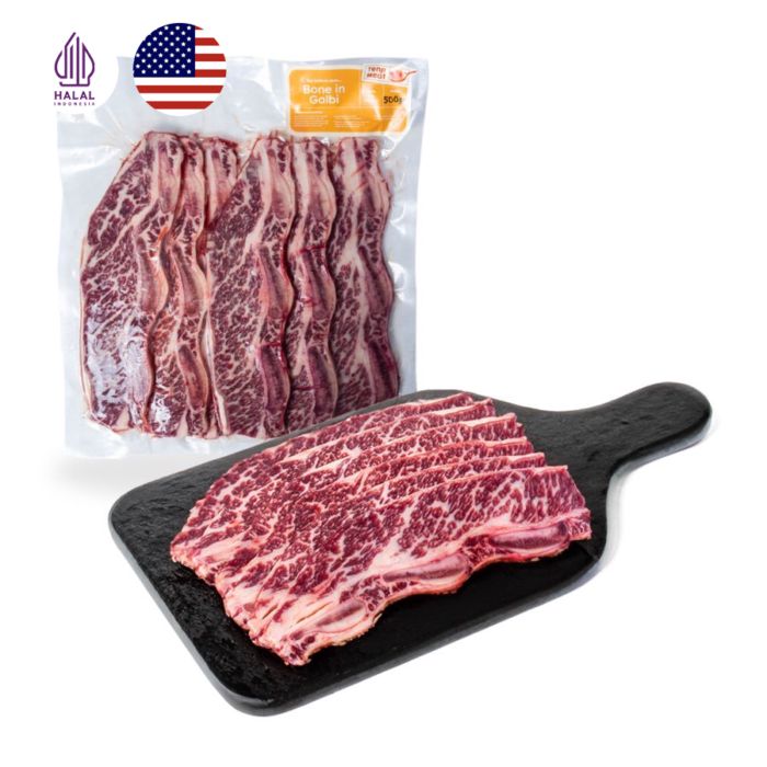 Bone In Galbi Us Prime Tenji Meat