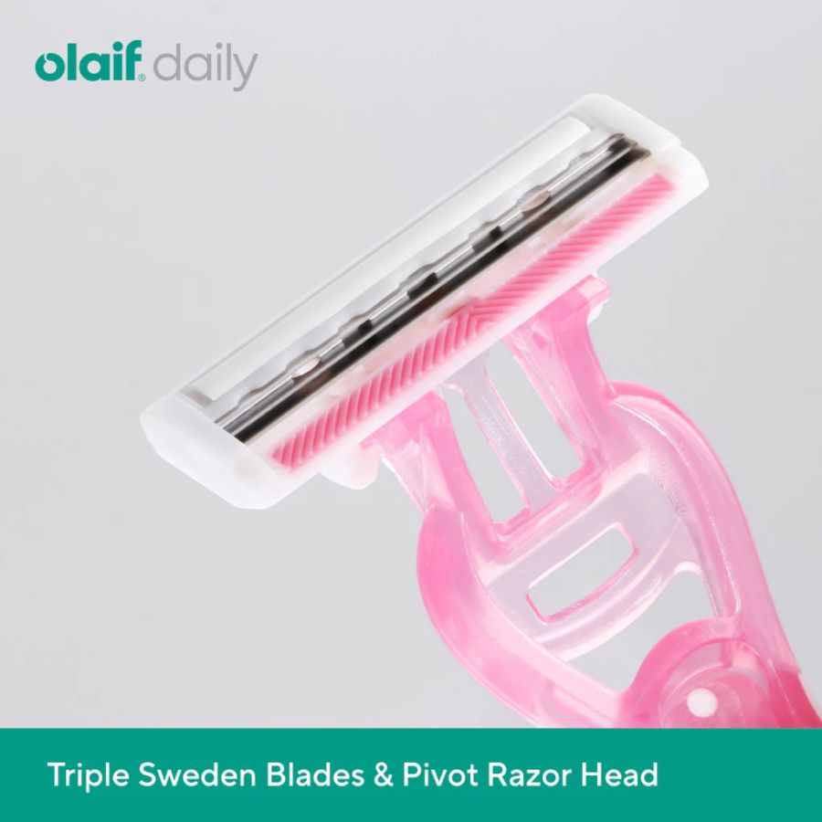 Olaif Triple Blade Women's Shaver 3pcs