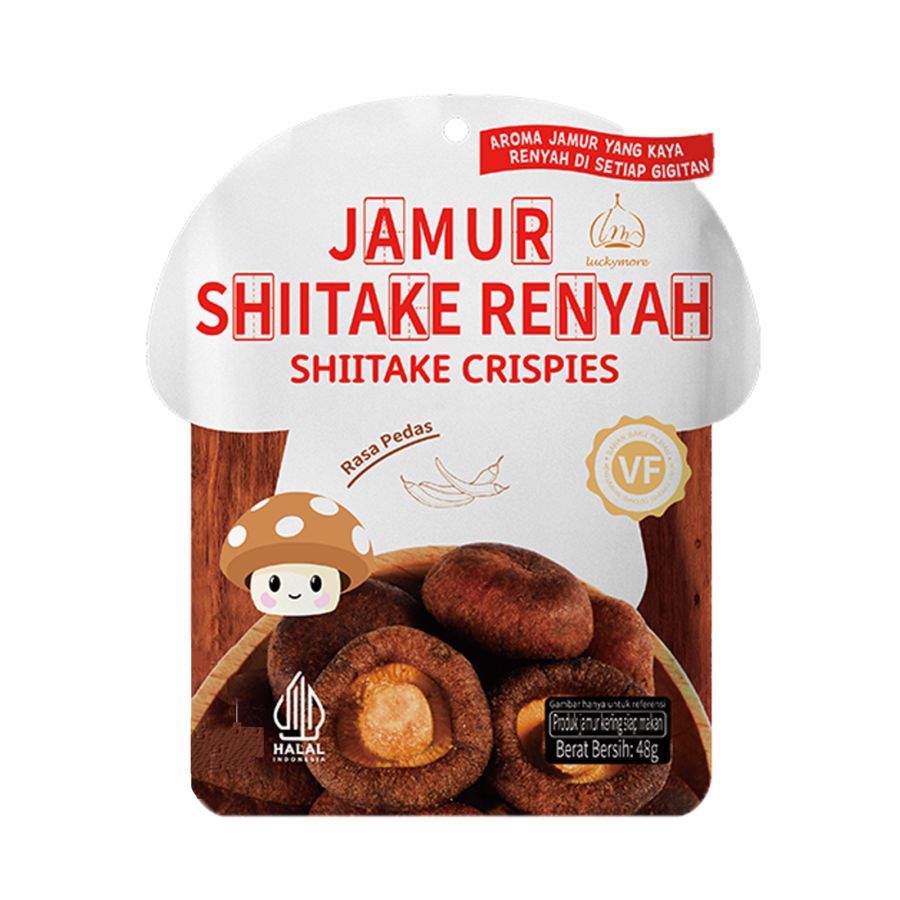 Luckymore Jamur Renyah Pedas 48gram